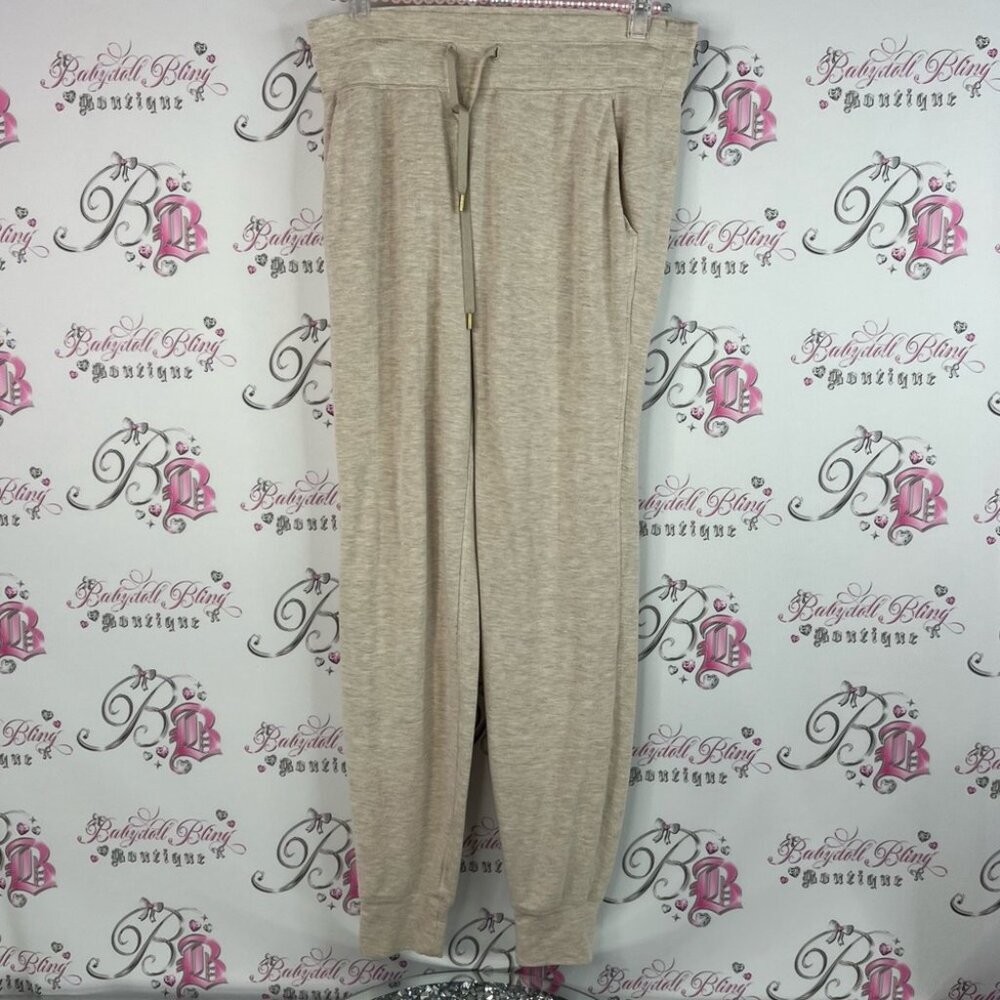 Lululemon jogger pants light cream stretchy Women's Beige Jogger Pants